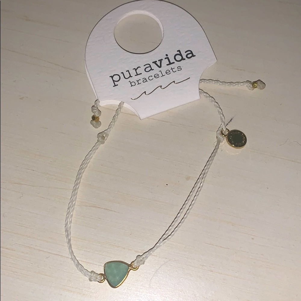 pura vida gold chalcedony bracelet